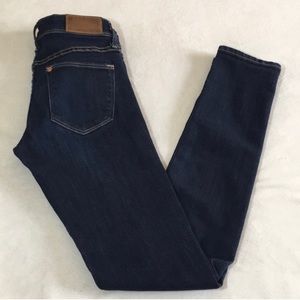 H&M dark wash low waist skinny jeans